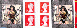 Great Britain 2021 Wonder Woman Booklet S-a, Mint NH, Stamp Booklets - Art - Comics (except Disney) - Ungebraucht
