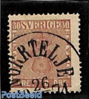 Sweden 1858 30o, Used, NORRTELJE, Used Stamps - Oblitérés
