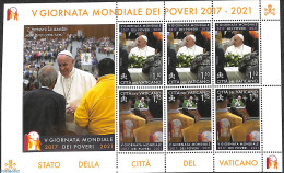 Vatican 2021 World Day Of Poor People M/s, Mint NH - Neufs