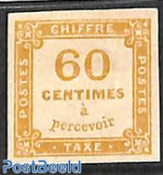 France 1871 Postage Due 60, Unused Hinged, Unused (hinged) - Other & Unclassified