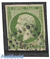 France 1853 5c Green, Used, Used Stamps - Gebruikt