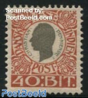 Danish West Indies 1905 40B, Stamp Out Of Set, Mint NH - Danemark (Antilles)