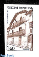 Andorra, French Post 1983 Architecture 1v, Imperforated, Mint NH, Art - Architecture - Ongebruikt