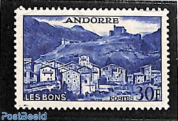 Andorra, French Post 1955 30f, Stamp Out Of Set, Mint NH - Ongebruikt
