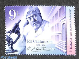 Romania 2021 Cantacuzino Institute 1v, Mint NH, Art - Handwriting And Autographs - Microscopes - Unused Stamps