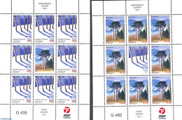 Greenland 2011 Europa 2 M/s, Mint NH, History - Nature - Europa (cept) - Trees & Forests - Unused Stamps