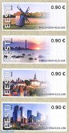 Estonia 2020 Label Stamps 4v S-a, Mint NH, Various - Lighthouses & Safety At Sea - Mills (Wind & Water) - Vuurtorens