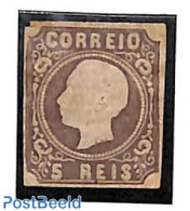 Portugal 1862 5R Brown, Unused Hinged, Unused (hinged) - Ongebruikt