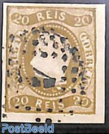 Portugal 1866 20R, Olivebrown, Used, Used Stamps - Gebruikt