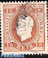 Portugal 1871 15R, Normal Paper, Perf. 13.5, Used, Used Stamps - Gebruikt