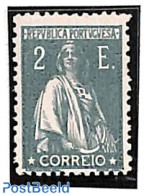 Portugal 1917 2.00E, Coated, Perf. 12:11.5, Stamp Out Of Set, Mint NH - Neufs