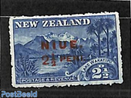 Niue 1902 2.5d, Stamp Out Of Set, Unused (hinged) - Niue
