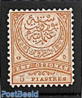 Turkey 1884 5p, Stamp Out Of Set, Unused (hinged) - Otros & Sin Clasificación