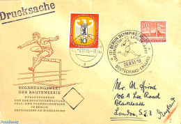 Germany, Berlin 1953 Olympic Stadium 1v, FDC, First Day Cover, Sport - Olympic Games - Cartas & Documentos