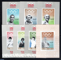 Sharjah 1968 Olympic Winners 7 S/s, Mint NH, History - Sport - Netherlands & Dutch - Athletics - Boxing - Olympic Game.. - Geographie