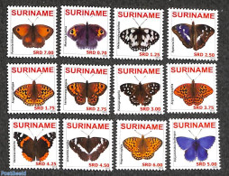 Suriname, Republic 2010 Butterflies 12v, Mint NH, Nature - Butterflies - Surinam