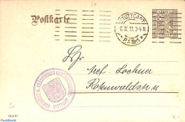 Germany, Wurtemberg 1911 Postcard 3pf, Used Postal Stationary - Other & Unclassified