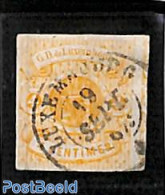 Luxemburg 1859 4c, Used, Used Stamps - Gebruikt