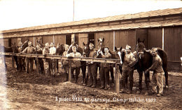 57 / TRES BELLE Carte Photo - CAMP De BITCHE 1919 - AU PANSAGE  K. Montag, Photograph. Bitsch. Landauer Vorstadt / - Bitche