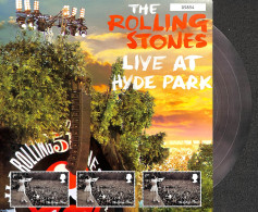 Great Britain 2022 The Rolling Stones, Live At Hyde Park M/s, Mint NH, Performance Art - Music - Popular Music - Other & Unclassified