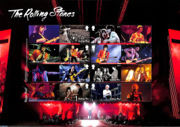 Great Britain 2022 The Rolling STones 8v S-a, Collectors Sheet, Mint NH, Performance Art - Music - Popular Music - Other & Unclassified