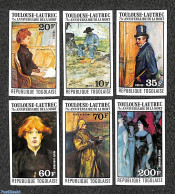 Togo 1976 Toulouse De Lautrec 6v, Imperforated, Mint NH, Art - Henri De Toulouse-Lautrec - Modern Art (1850-present) -.. - Togo (1960-...)