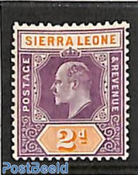 Sierra Leone 1904 2d, WM Mult.Crown-CA, Stamp Out Of Set, Unused (hinged) - Other & Unclassified