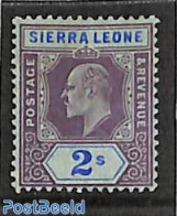 Sierra Leone 1907 2sh, Stamp Out Of Set, Unused (hinged) - Sonstige & Ohne Zuordnung