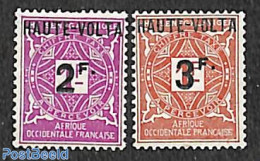 Upper Volta 1927 Postage Due 2v, Unused (hinged) - Otros & Sin Clasificación