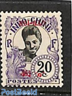 French Indochina 1908 Hoi-Hao, 20c, Stamp Out Of Set, Unused (hinged) - Sonstige & Ohne Zuordnung