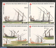 Sovereign Order Of Malta 2006 Ships 4v [+], Mint NH, Transport - Ships And Boats - Boten