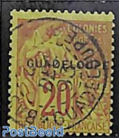 Guadeloupe 1891 20c, Used, Used Stamps - Oblitérés