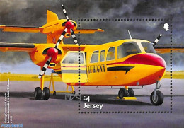 Jersey 2022 Commercial Aviation S/s, Mint NH, Transport - Aircraft & Aviation - Airplanes