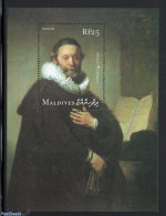 Maldives 2001 Stamp Out Of Set, Mint NH, Art - Paintings - Rembrandt - Malediven (1965-...)