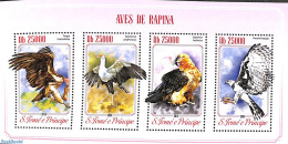 Sao Tome/Principe 2014 Birds Of Pey 4v M/s, Mint NH, Nature - Birds - Birds Of Prey - Sao Tome And Principe