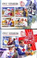Sao Tome/Principe 2016 Red Cross 2 S/s, Mint NH, Health - Health - Red Cross - Croix-Rouge