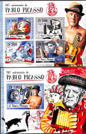 Sao Tome/Principe 2016 Pablo Picasso 2 S/s, Mint NH, Art - Modern Art (1850-present) - Pablo Picasso - Paintings - Sao Tome And Principe