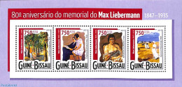 Guinea Bissau 2015 Max Liebermann 4v M/s, Mint NH, Art - Modern Art (1850-present) - Paintings - Guinée-Bissau