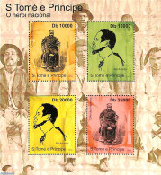 Sao Tome/Principe 2010 National Heroes 4v M/s, Mint NH, History - Kings & Queens (Royalty) - Royalties, Royals