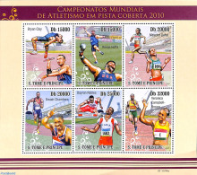 Sao Tome/Principe 2010 Athletic Games 6v M/s, Mint NH, Sport - Athletics - Sport (other And Mixed) - Leichtathletik