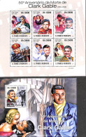 Sao Tome/Principe 2010 Clark Gable 2 S/s, Mint NH, Performance Art - Movie Stars - Actors