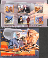 Mozambique 2012 American Authors & History 2 S/s, Mint NH, History - American Presidents - Art - Authors - Ecrivains