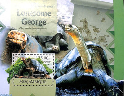 Mozambique 2012 Lonesome George S/s, Mint NH, Nature - Turtles - Mozambique