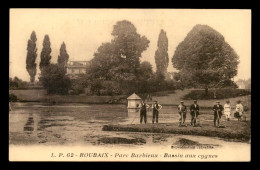 59 - ROUBAIX - PARC BARBIEUX - BASSIN AUX CYGNES - JARDINIERS - Roubaix