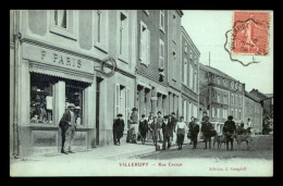 54 - VILLERUPT - RUE CARNOT - MAGASIN F. PARIS - Sonstige & Ohne Zuordnung