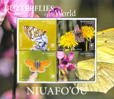 Niuafo'ou 2020 Butterflies 4v M/s, Mint NH, Nature - Butterflies - Flowers & Plants - Otros & Sin Clasificación