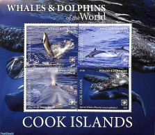 Cook Islands 2020 Whales & Dolphins 4v M/s, Mint NH, Nature - Sea Mammals - Sonstige & Ohne Zuordnung