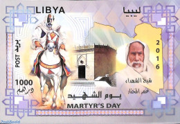 Libya Kingdom 2016 Martyrs Day S/s, Mint NH, Nature - Horses - Sonstige & Ohne Zuordnung