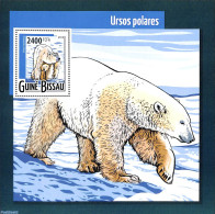 Guinea Bissau 2015 Polar Bears S/s, Mint NH, Nature - Bears - Wild Mammals - Guinée-Bissau