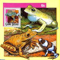 Guinea Bissau 2015 Frogs S/s, Mint NH, Nature - Frogs & Toads - Guinée-Bissau